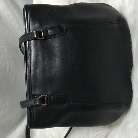 FIRM! RARE! Coach Vintage Framed Leather Pouch Hinged Frame Closure - Picture 4 of 15